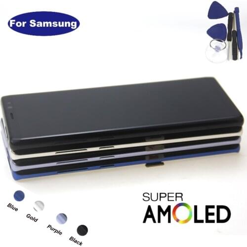SUPER AMOLED Display For SAMSUNG Galaxy NOTE8 LCD N950 N950F Display Touch Screen Replacement Parts