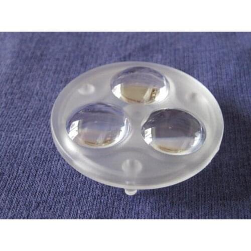 WKO-50 High quality LED Optical Lens, Lens Size: 50x11mm 3in1, 60degree, PMMA materials,Clean Surface