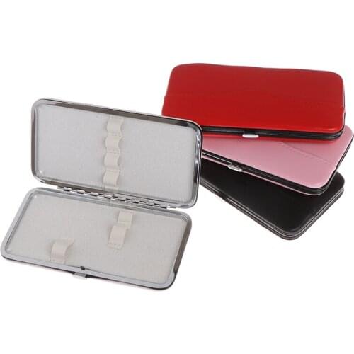 1PCS Makeup Eyelash Nail Tweezers Bag Eyelash Extension Tweezer Storage Box Tweezers Organizer Case Box