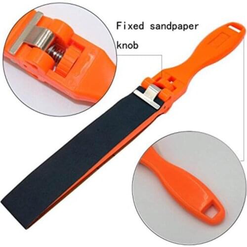 100 pcs wholesale price Sandpaper Wood Carving Sandpaper Ruler Plastic Jewelry Polishing Tool Abrasive Rod Grinding Rod Holder