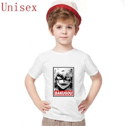 Bakugou katsuki Boku No Hero Academia teen girls clothing teenage girls clothing shirts for teenage girls boys summer clothes
