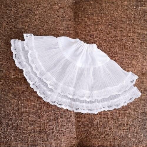 Blythes is designed for 1/6 size simple white mesh skirt princess skirt or white versatile lace waist leggings