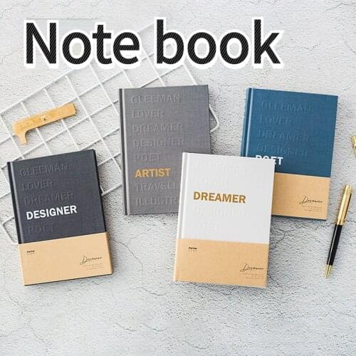 Business notebook dreamer cover A5 hardcover book creative retro notebook stationery notepad diary a5 agenda planner