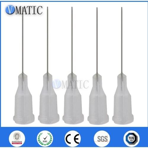 High Quality 100Pcs Dispensing Needles Luer Lock Blunt Needle 27G 1 Inch Length Tip