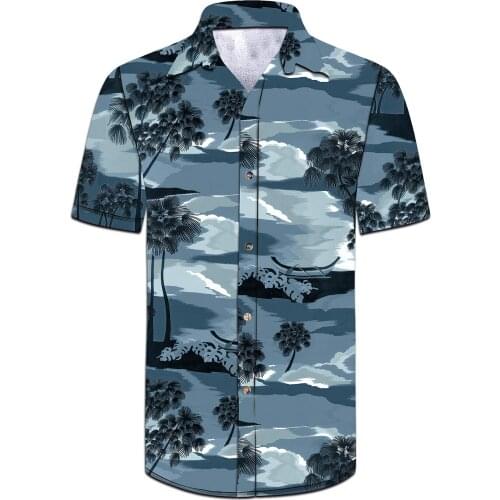 Guangzhou manufacturer hawaiian shorts custom casual beach board mens shirts