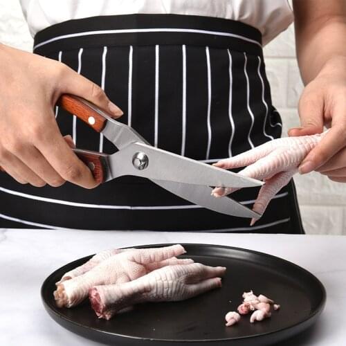 10" Kitchen Scissors Multipurpose Shears Chicken Fish Bone Poultry Scissor Kitchen Accessories Cutting Tool BBQ Seafood Gadgets