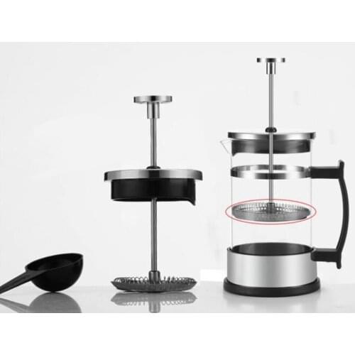 Stainless French Press Cafetiere Tea Coffee Maker Carafe 350ml/12oz Clear