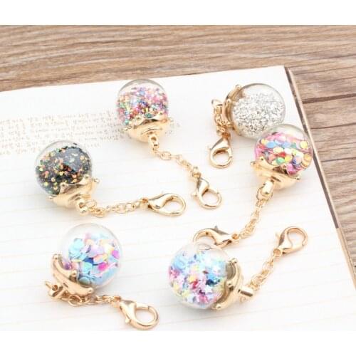 New Arrived 30pcs/lot Colorful Rounds transparent Glass Balls decoration Pendants Charms Diy Jewelry decoration Accessory