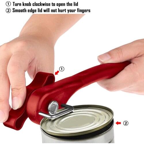 NEW Lid Opener Can Opener Narzędzia Kuchenne I Gadżety Stainless Steel Safety Side Cut Manual Can Tin Кaстет Для Самообороны