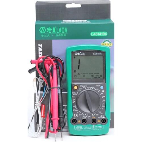 LAOA professional Multimeter auto repair digital multimeter overload protect car test LA814104