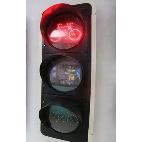 LED Traffic Light for Bicycle 400mm Bicycle LED Traffic Signal Light 220VAC