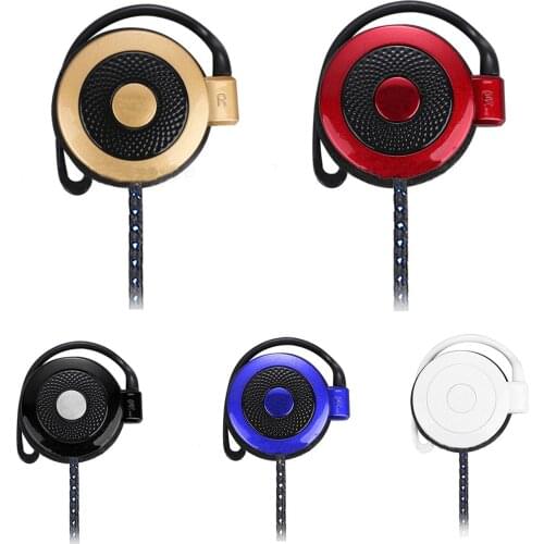 Universal Portable Ear Hook Wired Earphone Headset with Microphone 3.5mm Jack mobile computer MP3 universal