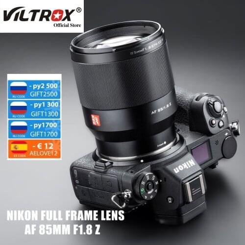 Viltrox 85mm F1.8 Z Auto Focus Fixed focus lens viltrox 85 lens for Camera Nikon Z-mount Z5 Z50 Z6 Mark II Z7 MarkII