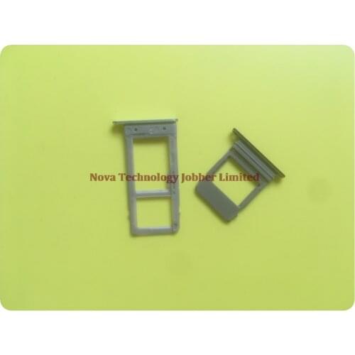 Wyieno 10Pcs/Lot A720 Dual SIM Card Tray Holder Slot Repair Parts For Samsung A7 A5 2017 A520 SD Tray Adapter Socket + Tracking