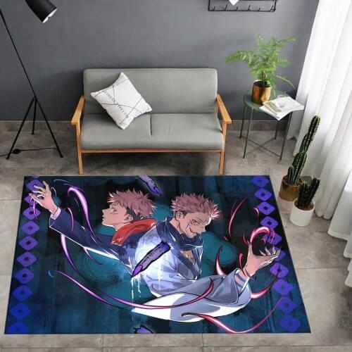 Japan Jujutsu Kaisen Floor Rug Carpet Bedroom Doormat Non-slip Mat Cartoon Anime Gifts