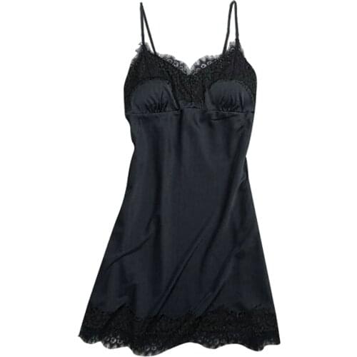Womens Nightgown Negligee Babydoll Lace Trim Lingerie Lingerie