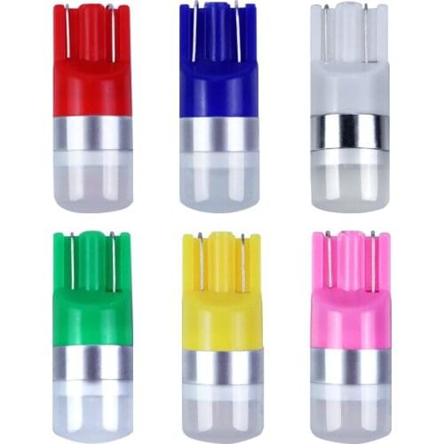 100pcs Lamp Led T10 194 W5W Bulbs 5630 2smd LED Bulbs White 6000k siganl Auto Wedge Interior Light Dome Map Trunk 12V For Car