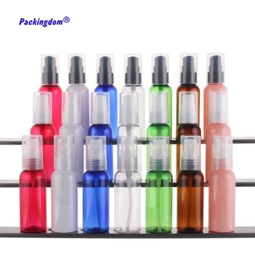 30pcs Plastic Packing Bottle Empty Cosmetic Container Loose Powder Pump Bottles Small Colored Travel Storage Lotion Tube 50ml