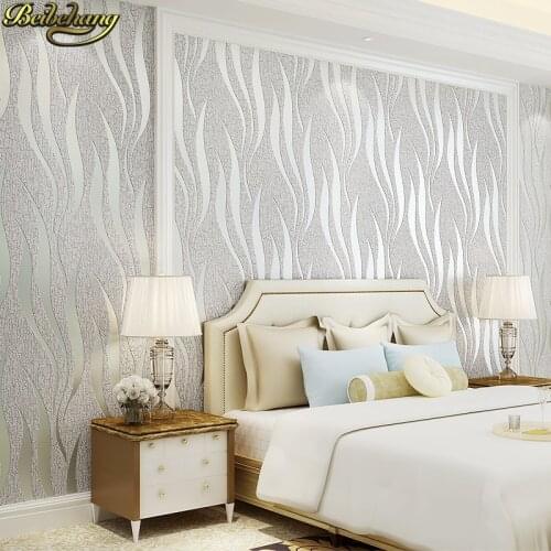 Beibehang 3D velvet leather thickening wallpaper bedroom living room sofa TV background modern striped wallpaper papel de parede