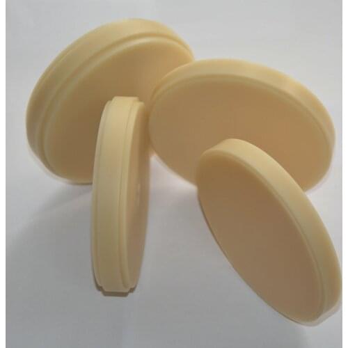 7 pieces 98*20mm A1 A2 A3 Clear Color Round PMMA blocks for open system dental PMMA blocks PMMA CAD-CAM DISC