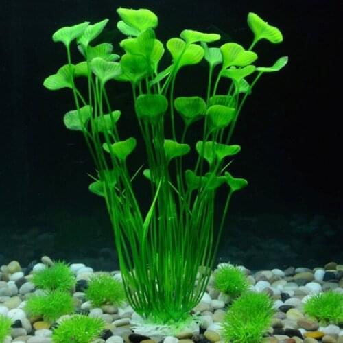 1PCS Artificial Plastic Water Plant Grass Aquarium Decorations Plants Fish Tank Grass Flower Ornament Decor Aquatic Accessories