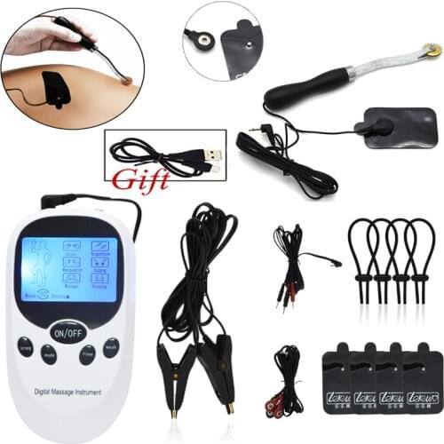 E-stim Wartenberg Wheel,Bdsm Metal Gear Roller Clit Nipple Stimulator,Electro Shock Penis Ring Nipple Clamps/Pads Adult Sex Toys