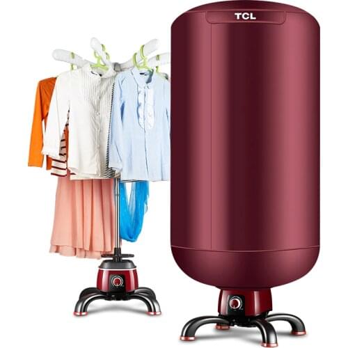 Family round Freestanding Clothes Drying Machine Electric Stainless Steel PTC dry clothes machine freeshipping