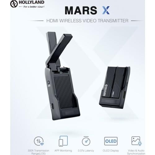 Hollyland MarsX Mars X Wireless Transmission 300ft HD Transmitter HDMI 1080P For iOS Android DSLR Camera Video Photography