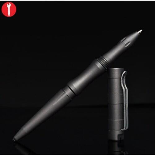 Aluminum Alloy Self Defense Tool Tactical Pen with Tungsten Steel Glass Breaker for Men and Women Survival