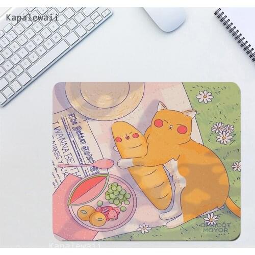 Laptop Mouse Mat for Office Home PC Computer Keyboard Cute Mouse Pad Kawaii Desk Pad Deskpad Gaming Gamer 18x22cm Desk Mats