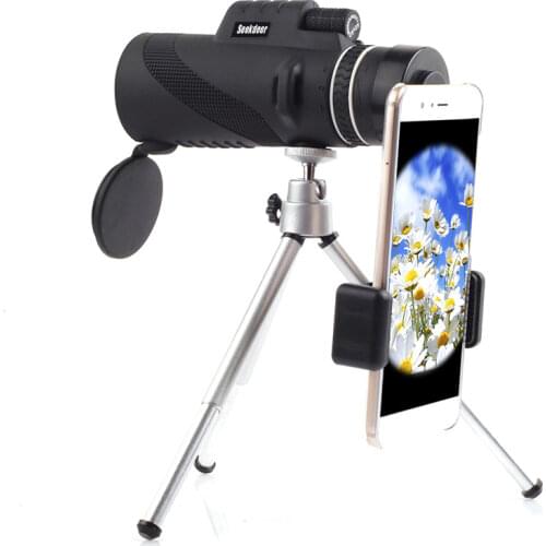 Monoculars 40X60 High Powered Zoom Monocular-Telescope FMC BAK4 Prism for Hunting Concerts Traveling Wildlife Scenery