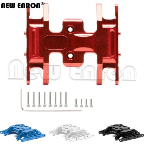 NEW ENRON Aluminum Center GearBox Mount Holder Skid Plate For RC Crawler Car Axial SCX24 90081 C10 1/24 4WD-RTR Upgrade Parts