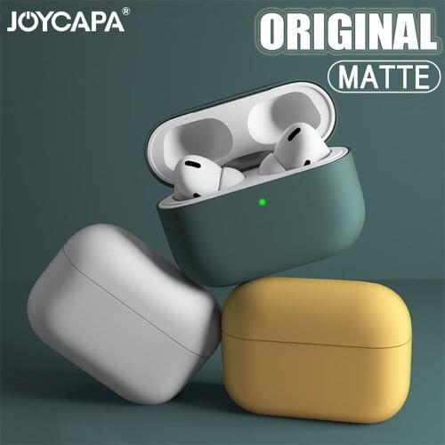 INS Original Case For Apple Airpods Pro 2 1 Wireless Bluetooth Earphone Case Candy Color Box For AirPods 2 1 Matte Hard PC Cover