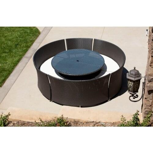 Rattan Garden Furniture Outdoor new style dining table set