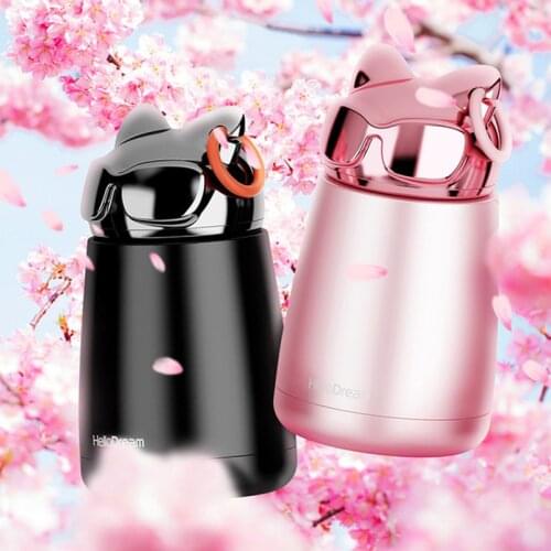 Cute Coffee Tea Cup Stainless Steel Mini Big Belly Thermos Mug Thermocup Thermos Student Creative Mug Travel Drink Bottle