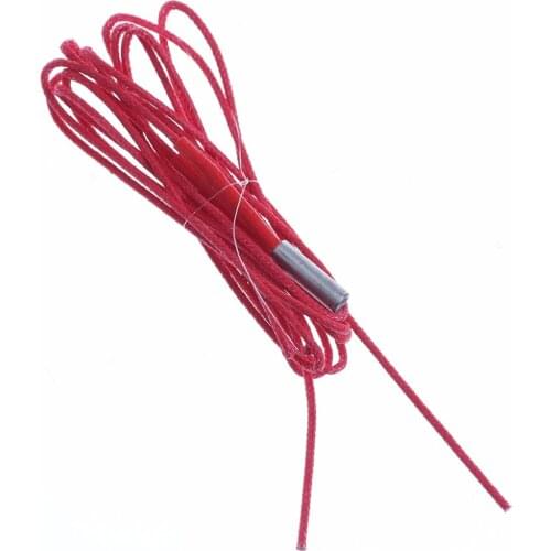 1PC 1M 12V 40W Ceramic Cartridge Heater Wire Heating Element For 3D Printer Red