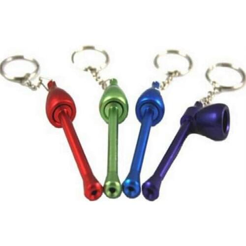 1Pc Multicolor Cigarette Smoking Tobacco Mushroom Magic Pipe Holder Ultimate Mini Pipe Gift With Keychain