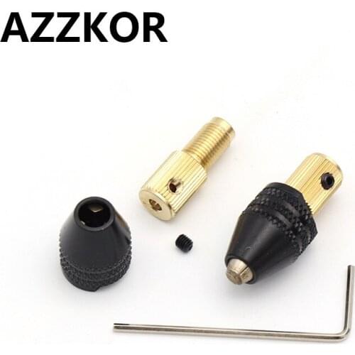 Electric Motor Shaft Mini Chuck Fixture Clamp 0.5mm-3.2mm Small To Electric Drill Bit Micro Chuck Fixing Device 1pcs 3.175/2.3mm