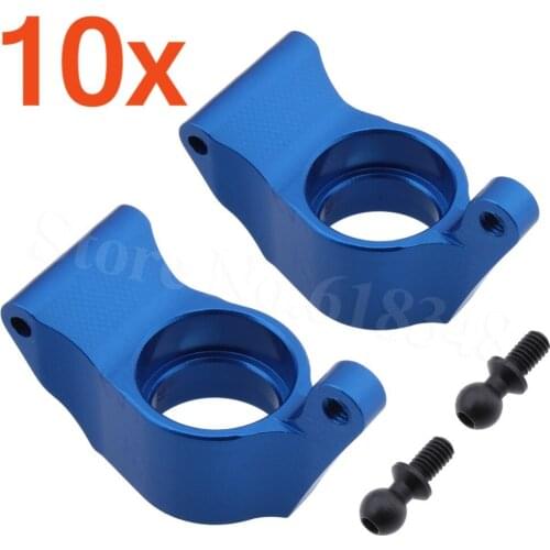 10 Pairs Aluminum Rear Hub Carrier (L/R) For 1/18 Revel 24540 Scorch Hobbico Dromida BX/MT/SC4.18 Short Course Truck Monster