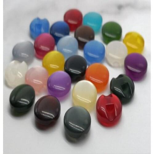 100pcs 16 Styles Child Clothes Candy Color Eye Cat Stone Button/Sewing