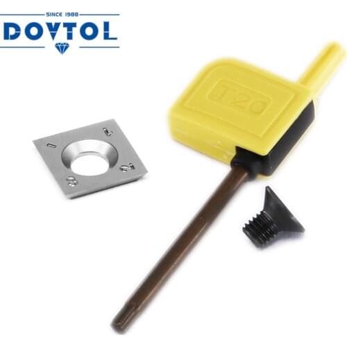 14mm Carbide Inserts Cutters Replacement Square Straight for Woodturning Tool and Woodworking Spiral Helical Planer Head 1pcs