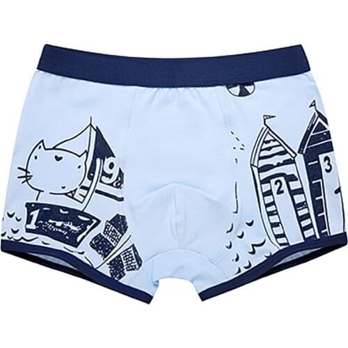 2pcs Casual Fashion Toddler Baby Cotton Panties Childrens Cartoon Printing Underpants Kids Boxer Child Boy shorts Panties