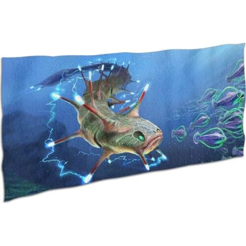 2021 thin 160*80cm fish monster beach towel, yoga towel, fashion Micro Foam swimming sports towel gift