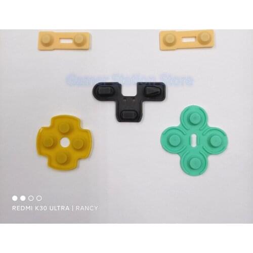 60Sets wholesale price Conductive Rubber Pads Silicone Buttons Contact Replacement For PlayStation 2 PS2 controller repair parts