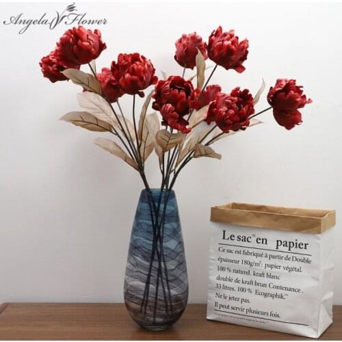 77CM Artificial Flower Tulip Bridal Bouquet DIY Wedding Road Lead Flower Row Arrangement Home Decoration Fake Flower Photo Props