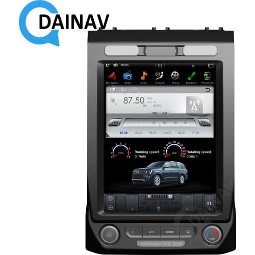 Vertical Screen Android Car Radio GPS Navigation For Ford Expedition 2018+/ For Ford F150 2018+ Car Multimedia DVD Player