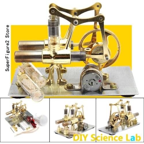 Balance Stirling engine miniature model steam power technology scientific power generation experimental toy
