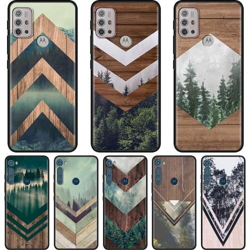 Wood Nature Pattern For MOTOROLA One Fusion Case for Moto G10 G9 G8 Plus Play Power One G20 G30 G40 G50 G60 Edge 20 Phone Shell