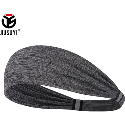 Men Girls Breathable Sweat Sweatband Wide Headband Elastic Soft Stretch Hair Band Head Bandage Accessories Moisture Wicking 2020