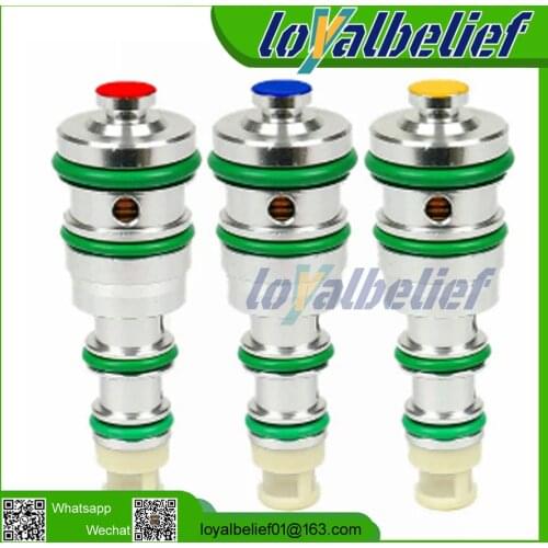 Electromagnetic V5 Compressor Control Valve 40/42/44 Psi Yellow/Blue/Red for Lacetti Buick Chevrolet Cruz Aveo Opel DAEWOO